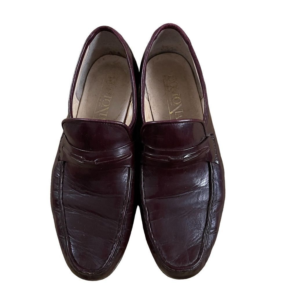 Bostonian ~ Dk Burgundy ~ Slip On Loafer Style ~ size 8